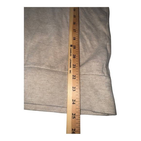 Polo Ralph Lauren Pullover Sweater Shawl Neck Buttons Beige Elbow Pads Men's M - Picture 3 of 7